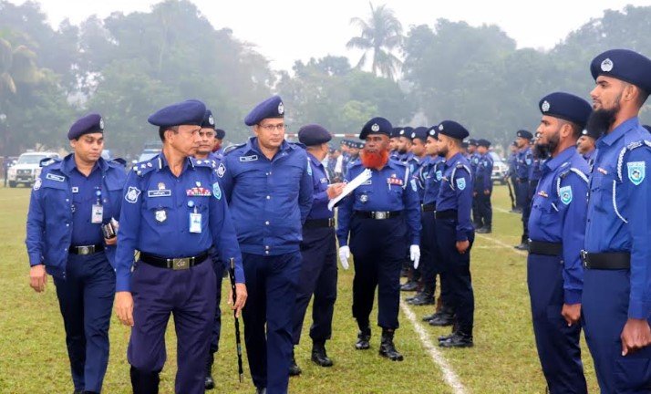 কুড়িগ্রাম পুলিশের রিজার্ভ অফিস পরিদর্শন করলেন রংপুর রেঞ্জের ডিআইজি